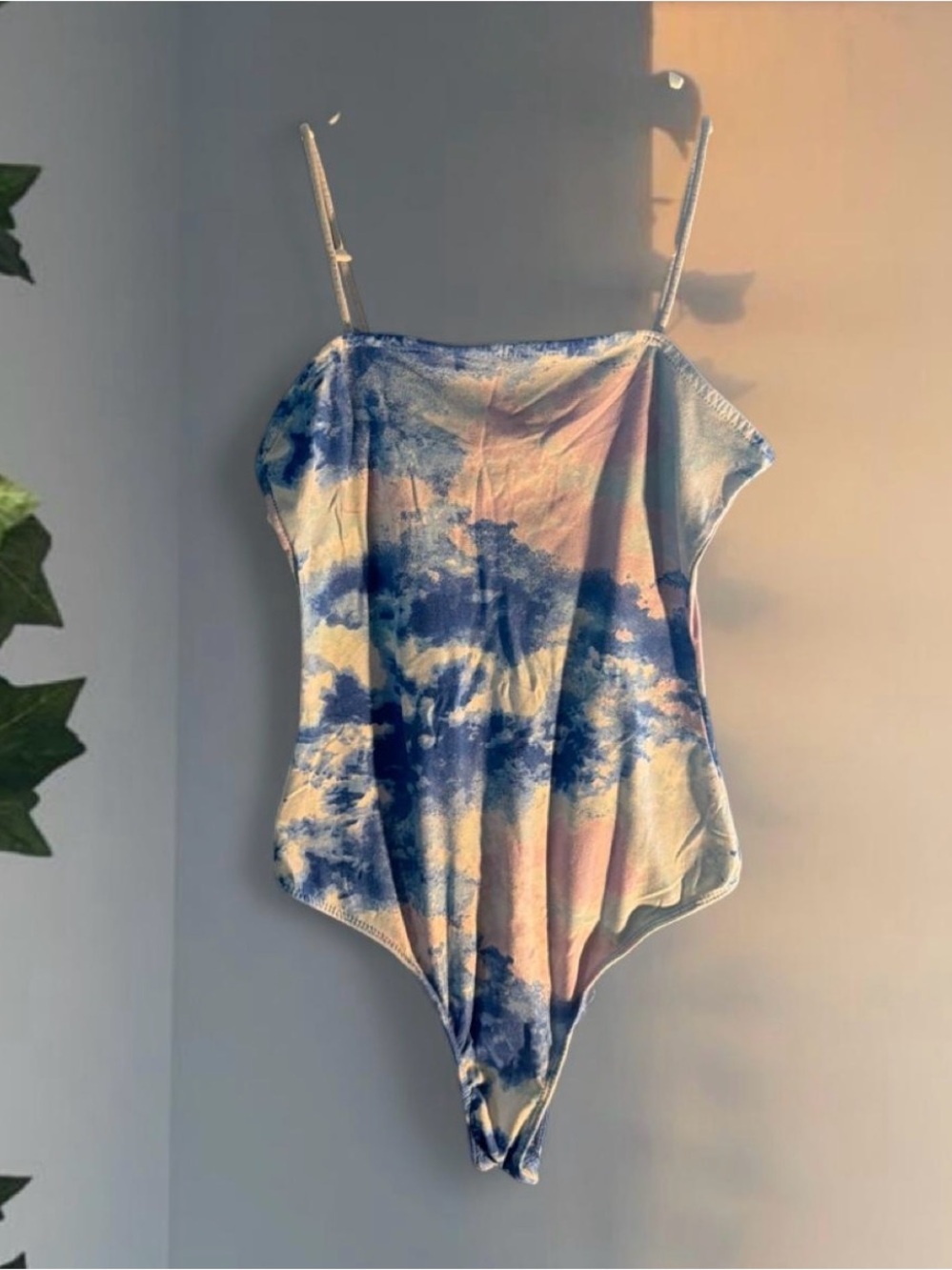 Tie-Dye Blue & Pastel One-Piece Bodysuit